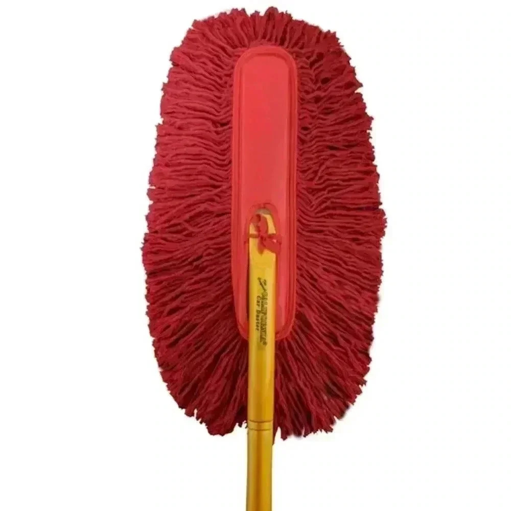 California Car Duster with Handle,Red